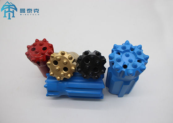 بیت حفاری سنگ دکمه ای با رزوه فولادی R32 آلیاژی 48 میلی متری با کیفیت بالا برای تونل ها