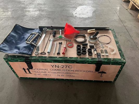 دستگاه حفاری سنگی دستی بنزینی YN27C برای حفاری و شکستن سنگ