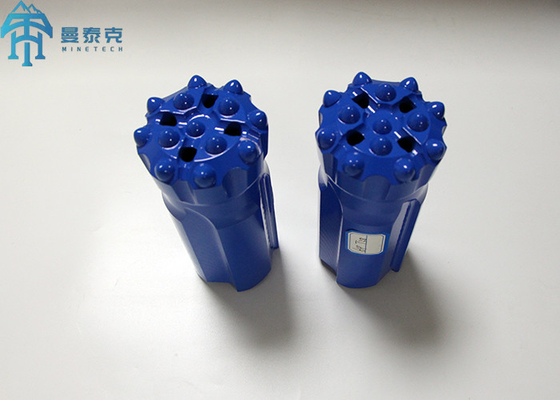 T45102mm Rock Drill Thread Button Bit برای استخراج زیرزمینی