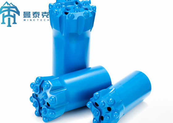 R32 76mm 45CrNi قطعات دکمه رشته با 13 کربید برای ابزار حفاری چکش بالا