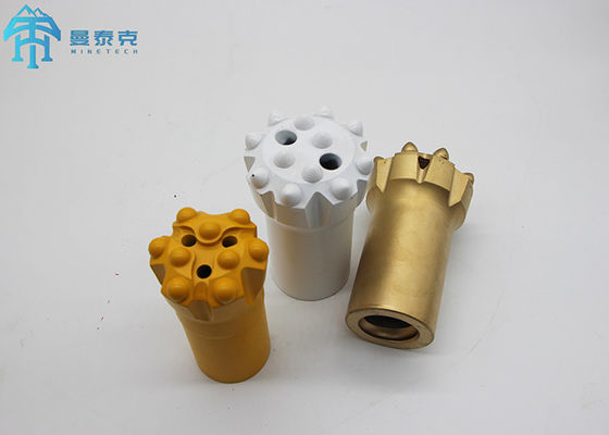 T38 تکه های دکمه ی سیم چکش بالا و کاربید و فولاد آلیاژ با قدرت بالا