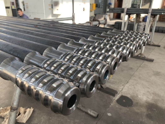 ابزار سنگ چکش بالا R32 Hex Extension Thread Drill Rod برای معدن و استخراج سنگ