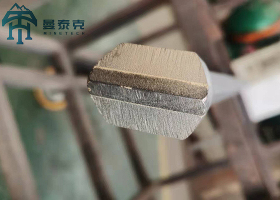 حفاری سنگ حفاری هگز 108 میلی متری H22 برای استخراج زیرزمینی