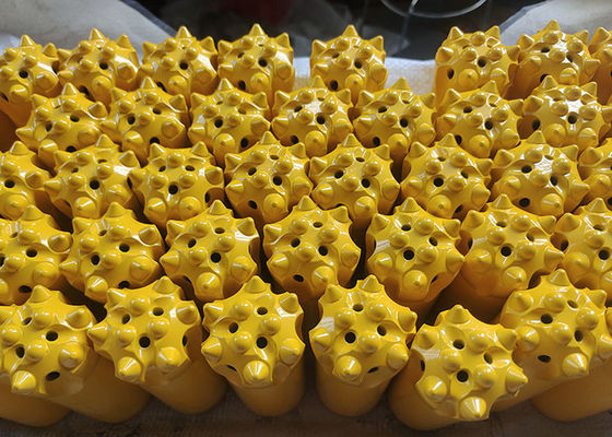 R32 45MM قطعات حفاری با دکمه های رشته بالستیک برای حفاری سنگ