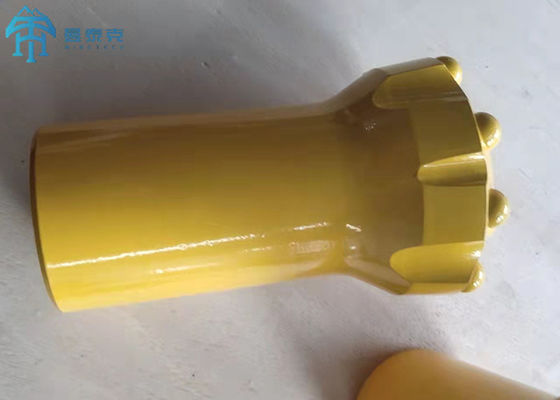 76mm T38 T45 R32 Thread Button Bit Rock Drilling برای استخراج سنگ و معدن