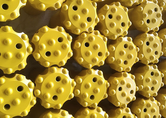 76mm T38 T45 R32 Thread Button Bit Rock Drilling برای استخراج سنگ و معدن