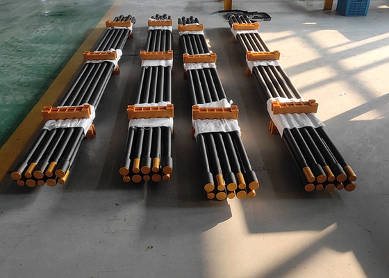 T51 MF 3660mm Extension Thread Drill Rod Top Hammer Rock Drilling Mining Machine قطعات ماشین استخراج سنگ
