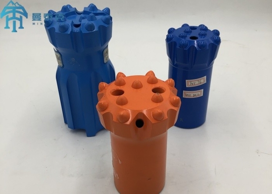 ابزار حفاری چکش بالا 102mm T51 دکمه ی رشته ای برای حفاری سنگ