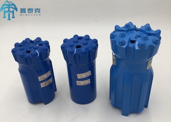 T45 Tungsten Carbide Thread Button Bit 1.42kg برای معدن