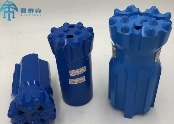 دکمه بالستیک T45 76mm Thread Button Bit برای معدن و انفجار