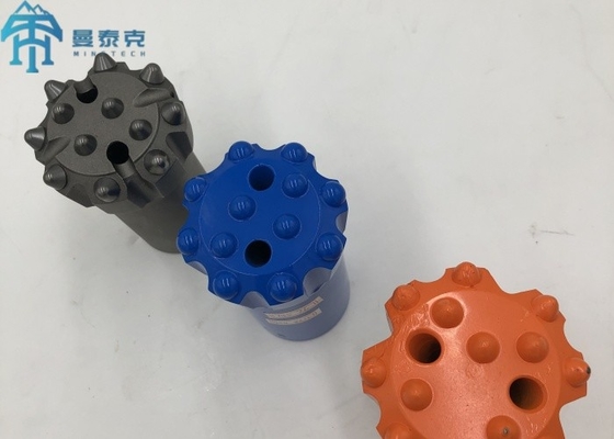 T38 89mm Thread Rock Drill Button Bits Bits برای حفاری و استخراج سنگ