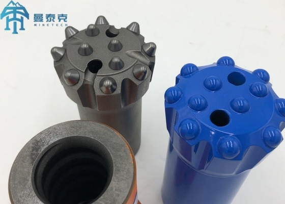 T38 89mm Thread Rock Drill Button Bits Bits برای حفاری و استخراج سنگ