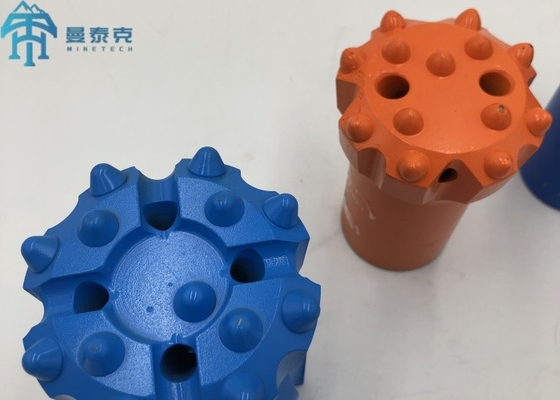 T45 89mm Rock Drill Thread Button Bit برای ساخت تونل های معدن