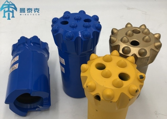 T51 102mm Thread Button Drill Bit قطعات ضروری ماشین معدن برای حفاری سوراخ