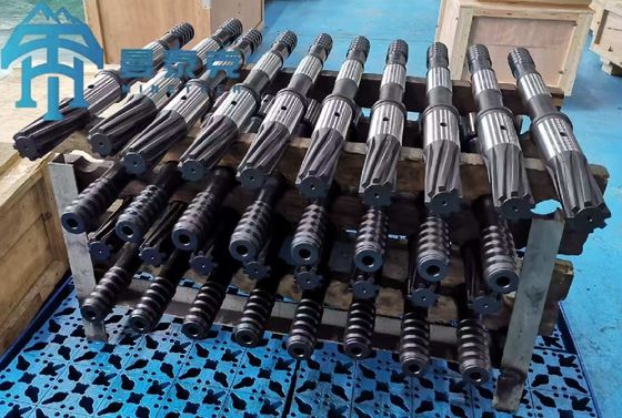 ابزار معدن T51 آداپتور آداپتور ساقه رزوه حفاری سنگ از فولاد آلیاژی