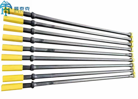 میله مته یکپارچه فولادی H22x108mm با حفاری سوراخ کوچک حفاری