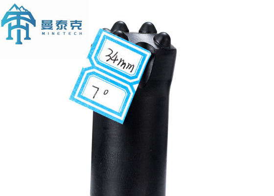 34mm 7 درجه دکمه تیره با زین پوشش داده شده در داخل ابزار معدن