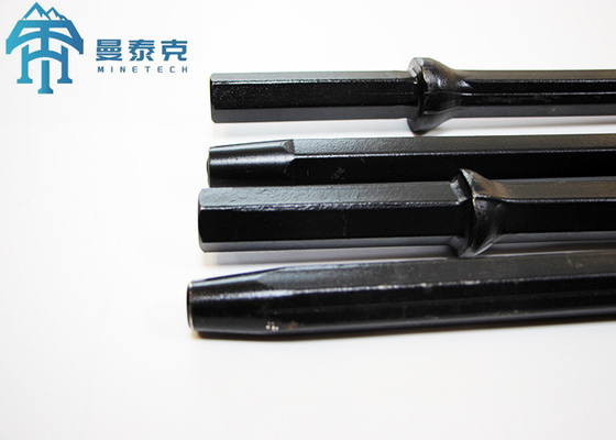 دریل سنگ چکش بالا H22 7 درجه استند دریل استند برای معدن تونل سازی شنک هکس 22 * 108mm