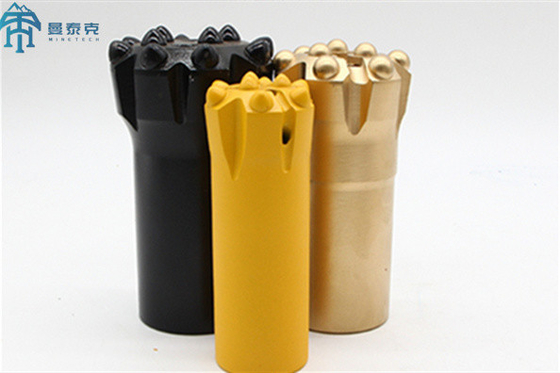 نخ T38 76mm کاربید سنگ بیت 13 دکمه معمولی