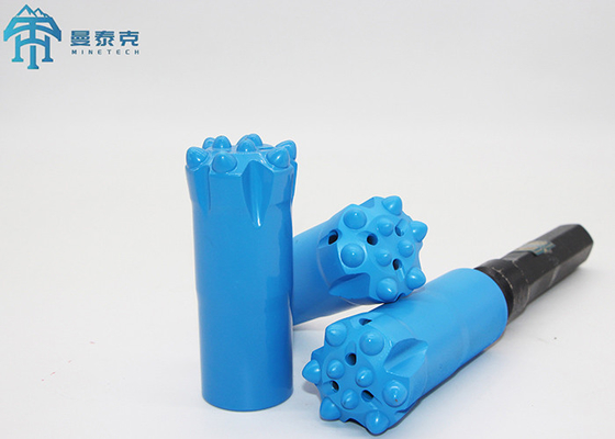Mth Drop Center SR35 Thread Button Bit Diameter 127mm رنگ آبی