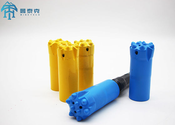 مته های مته راک دکمه رزوه R32 کاربید تنگستن 45mm