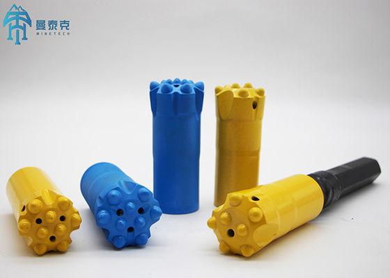 43-127mm قطر H Thread Rock Drill Bits راه حل سنگ شکن طولانی مدت