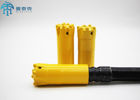 43-127mm قطر H Thread Rock Drill Bits راه حل سنگ شکن طولانی مدت