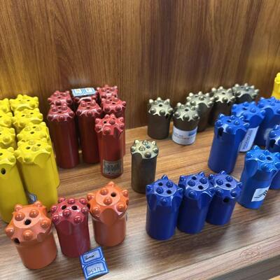 Tapered Threaded Button Drill Bits Rock Drilling Tools For Mining And Quarrying
