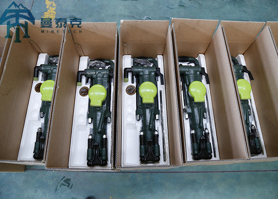 دستگاه حفاری سنگی پنوماتیک Air Leg YT24 برای حفاری سوراخ های کوچک