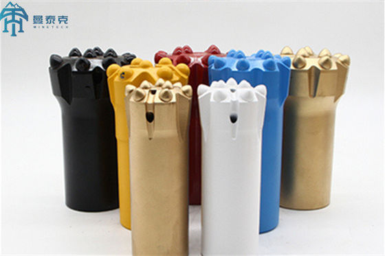 10 بیت دکمه مته سنگ T38 64 میلی متری برای ساخت و ساز معدن