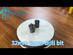 حفاری سوراخ های کوچک با دکمه های تراکم دار با کربید کروی