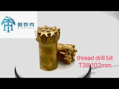 45-127mm R25-T51 Retrac Thread Button Bit بالستیک / کروی